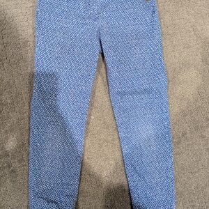 Crewcuts Navy and White Patterned Pants